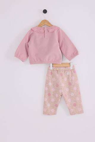 U.S. Polo Assn. Kız Bebek Pembe Takım Usb2173-c-v1 Pembe