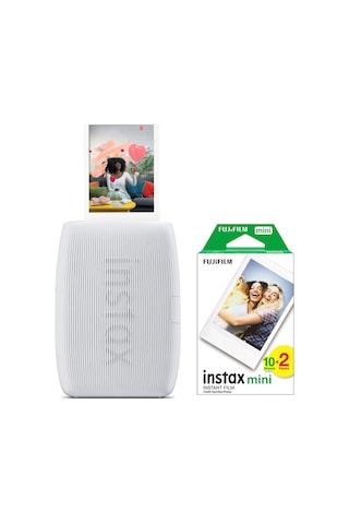 Fujifilm Instax Mini Link 3 Beyaz Akıllı Telefon Yazıcısı Ve 20'li Mini Film