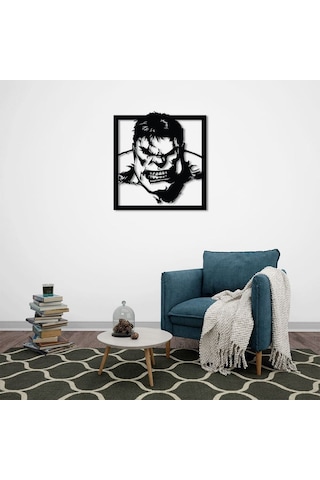Hulk Yeşil Öfke Metal Duvar Dekoru