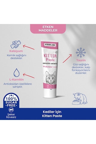 Foodline Kitten Malt Macun 100 Gr Yavru Ve Anne Kediler İçin