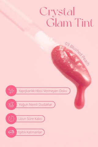 Clio Crystal Glam Tint 03 Blushed Peach 03
