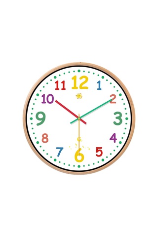 30 Cm Çocuk Öğrenme Saati, Tik Tak Etmeyen Sessiz Duvar Saati, Pille Çalışan Dekoratif Saat, Kolay Okunabilen Renkli Duvar Saatleri Diğer