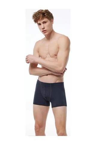 Malabadi 058 Erkek Modal Likralı Boxer-Füme