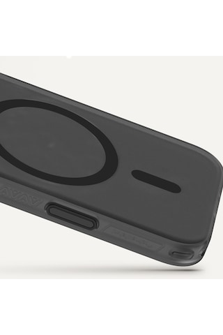Apple Uyumlu iPhone 17 Kılıf M-safe Şarj Özellikli Benks Lucid Armor Kapak Siyah