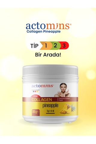 Actomins Collagen Pineapple 2 x 310 G 2 Aylık Paket