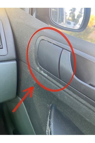 Skoda Fabia Mk1 1999-2006 Sağ Kapı Kilit Kapağı