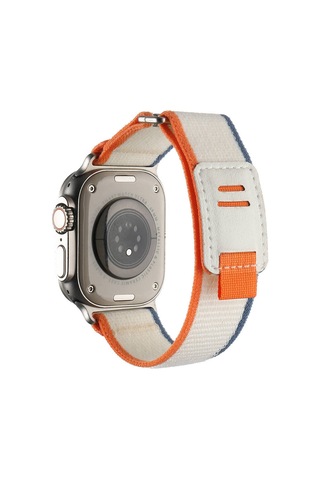 Apple Uyumlu Watch Ultra 49mm Hasır Kordon Krd-106 Strap Kayış