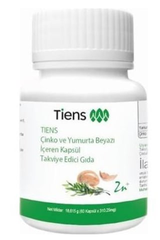 Tiens Çinko Zinç Takviye Edici Gıda 60 Kapsül 18 G X 2 Kutu Kampanya