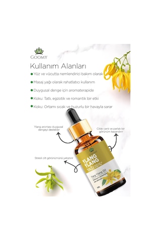 Goomy Ylang Ylang Uçucu Yağ Ylang Ylang Oil 10ml 10 ML