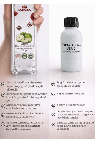 Organik Elma Suyu Konsanteresi 330g X 12 İşletme Boyu Avantajlı Paket