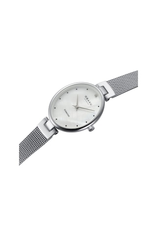 Obaku Denmark V312lxcwmc Quartz Hasır Kordon Gri 24 Mm Kadın Kol Saati Gri
