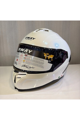 Sway Sw 867 Blue White Renkli Camlı Beyaz/mavi