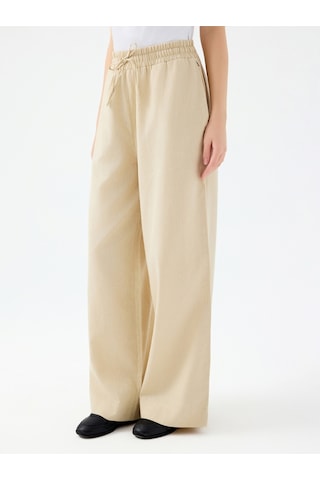 Regular Fit Kadın Kanvas Pantolon Lf2038407 Beıge Bej