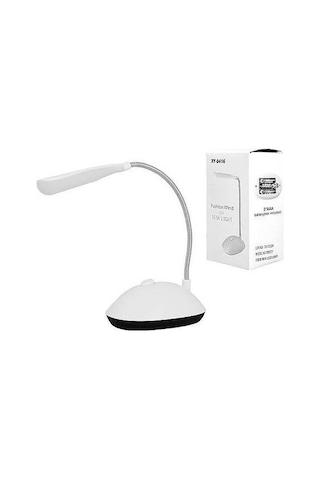 Masa Lambası Spiral Led Kitap Okuma Işığı Pilli Model Led Lamba Beyaz