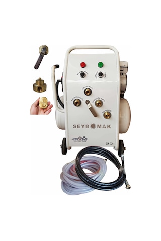 Havalı Petek Temizleme ve Kanal Açma Makinesi 24 Litre Çift Yönlü