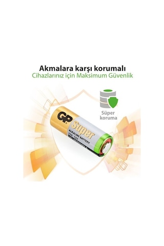 23a 12v Alkalin Spesifik Pil 1 Adet Gp Gp23a-C5 Siyah