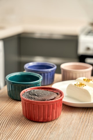 Finehome Renkli Sufle Kabı 4'lü