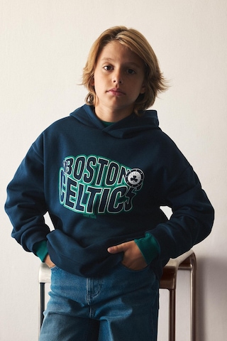 Defacto Nba Boston Celtics Baskılı Kapüşonlu Sweatshirt Erkek Çocuk I2197a826wnnv147 Lacivert-nv147