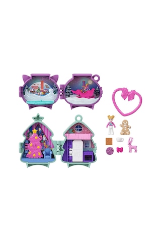 Jgm53 Polly Pocket Sevimli Yılbaşı 2li Paket Oyun Seti Standart