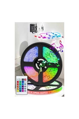 Led Işık 5 Metre Şerit Led Rgb Işıklı Sarı 31196682