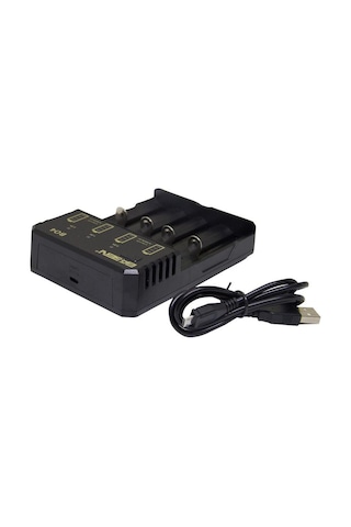 Sertec Basen Bo-4 Pro 18650 3.7V 4'Lü Pil Şarj Aleti