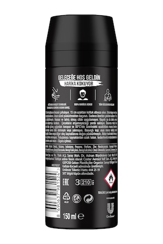 Axe Black Erkek Sprey Deodorant 2 x 150 ML