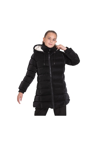 Xo Kids Kız Çocuk Mont 5-8 Yaş 8045 Siyah