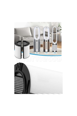 Dyson Purifier Humidify+cool Autoreact Ph3a Uyumlu Hava Temizleyici Filtresi 965432-01