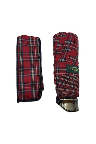 Baginn Snotline-april Mini Bayan Şemsiye Manuel Açılır-kapanır 90 Cm Çap Kapalı 20 Cm Cep Boy Vizon Ekose 001