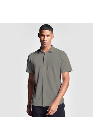 Lescon Erkek Kısa Kollu Gömlek 25s-1207-25n Haki