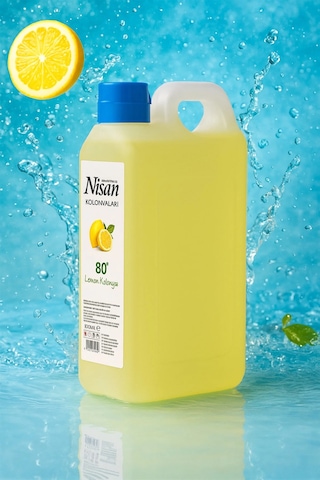 Nişan 80 Derece Limon Kolonyası Bidon 1 L