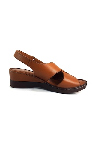 Venüs 21981113 24ys Kadın Günlük Sandalet - Taba-taba Taba