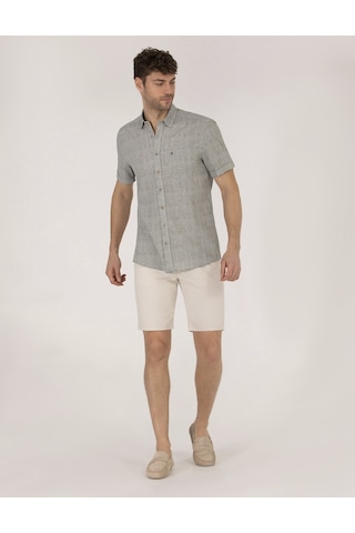 Pierre Cardin Erkek Taş Şort / Bermuda 50264863-vr049 Taş
