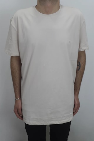 Santa Dmctekstil Erkek Düz Spor Kesim Rahat Kalıp Bisiklet Yaka Battal Basic T-shirt Koyu Bej