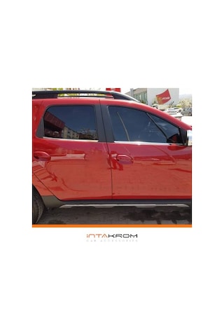 Dacia Duster Krom Cam Çıtası 4 Parça 2018 ve Üzeri
