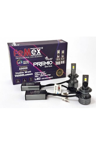 Premio Plus H7 Şimşek Etkili Led Xenon 14000 Lumen