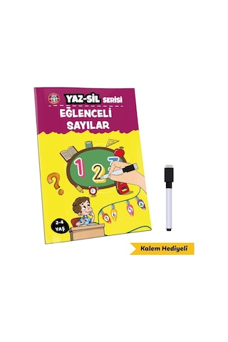 Yaz Sil Serisi Eğlenceli Sayılar