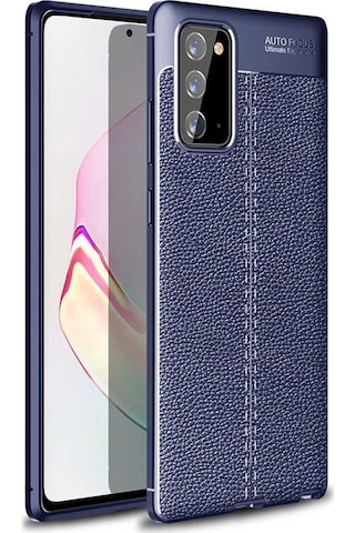 Samsung Uyumlu Galaxy Note 20 Kılıf Deri Tarzı Niss Silikon Case