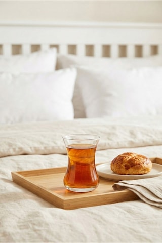 LAV Demet Cam Çay Bardağı 6 Kişilik 135 ml
