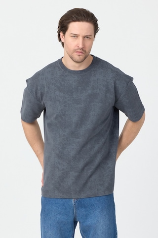 Urbantrendstore Yıkamalı Sade Pamuklu Oversize Salaş Rahat Kalıp Günlük Özel Gün Tişört Biskilet Ve Yuvarlak Yaka Tshirt Regular Normal Kalıp Casual Terletmeyen Soft Dokulu Tarz Bayrama Özel Tişört Gri