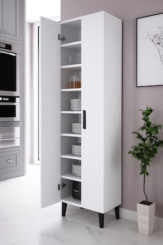 Alesta Life 2 Kapaklı 8 Raflı Çok Amaçlı Dolap