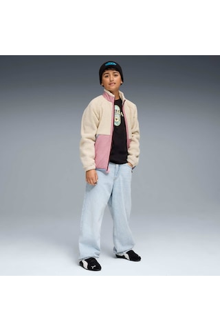 Puma Hybrıd Sherpa Genç Ceket 688405 87 Beyaz