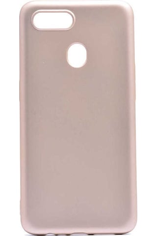 Oppo Ax7 Kılıf Zore Premier Silikon Kapak Gold