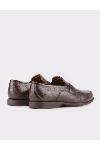 Cabani Patmos Hakiki Deri Kahverengi Erkek Loafer