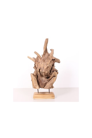 Teak Art- Doğal Teak Heykel & Dekor 30x70 Cm