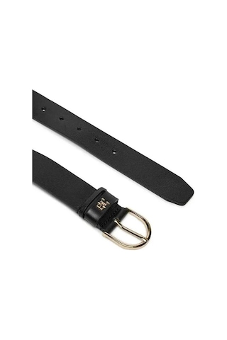 Tommy Hilfiger Tommy Hılfıger Kadın Kemer Aw0aw16836-bds Siyah