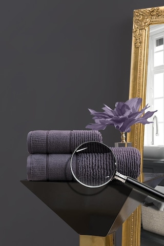Varol Venedik Micro Cotton Banyo Havlusu 90x150cm Antrasit-90x150cm Antrasit