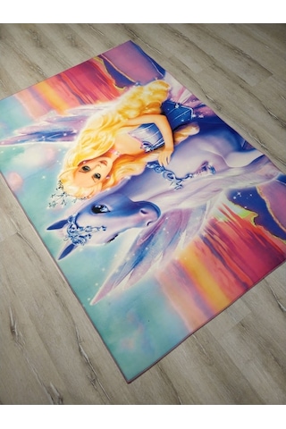 Foto Baskılı Halı Artist Atlı Prenses 120X180 Cm
