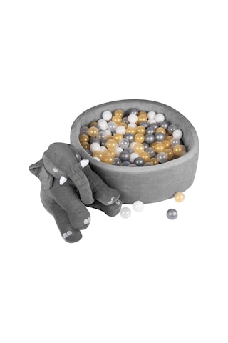 Comfymax Oyun Alanı Ve Top Havuzu 200 Top Gold/gri/beyaz/şeffaf