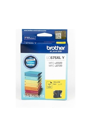 Brother Lc675xly  Sarı Mürekkep Kartuş 1200 Sayfa